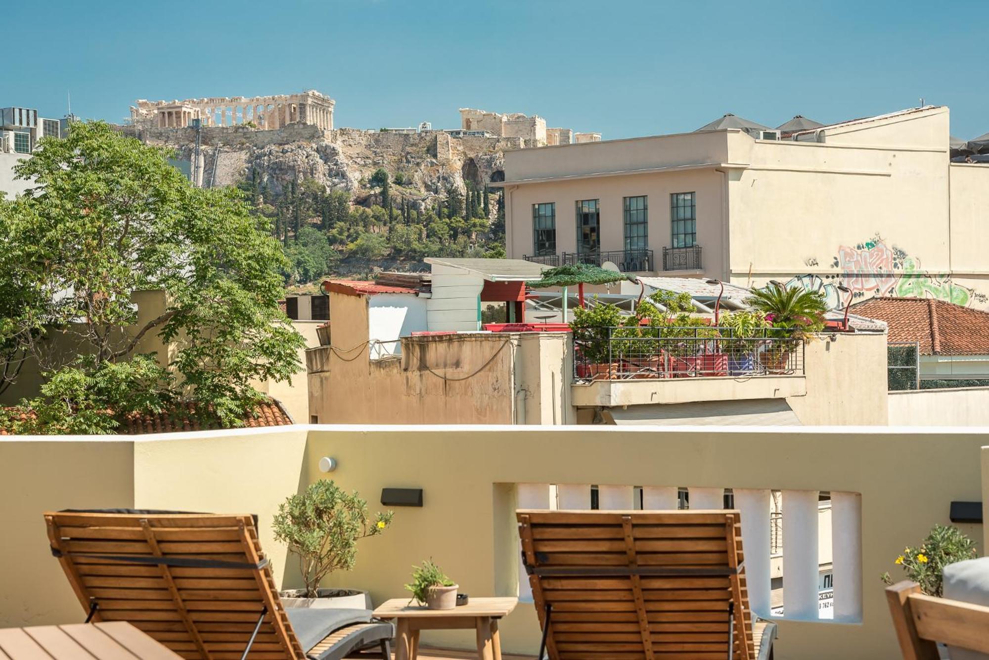 Moon And Stars Athens Hotel ภายนอก รูปภาพ